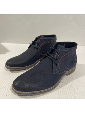 Men’s Arider Blue Faux Leather Chukka Boots Size 8.5 US!